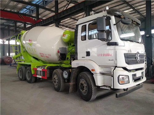 陜汽M3000前四后八10方攪拌車，輕量化底盤，整車不超重，價格便宜