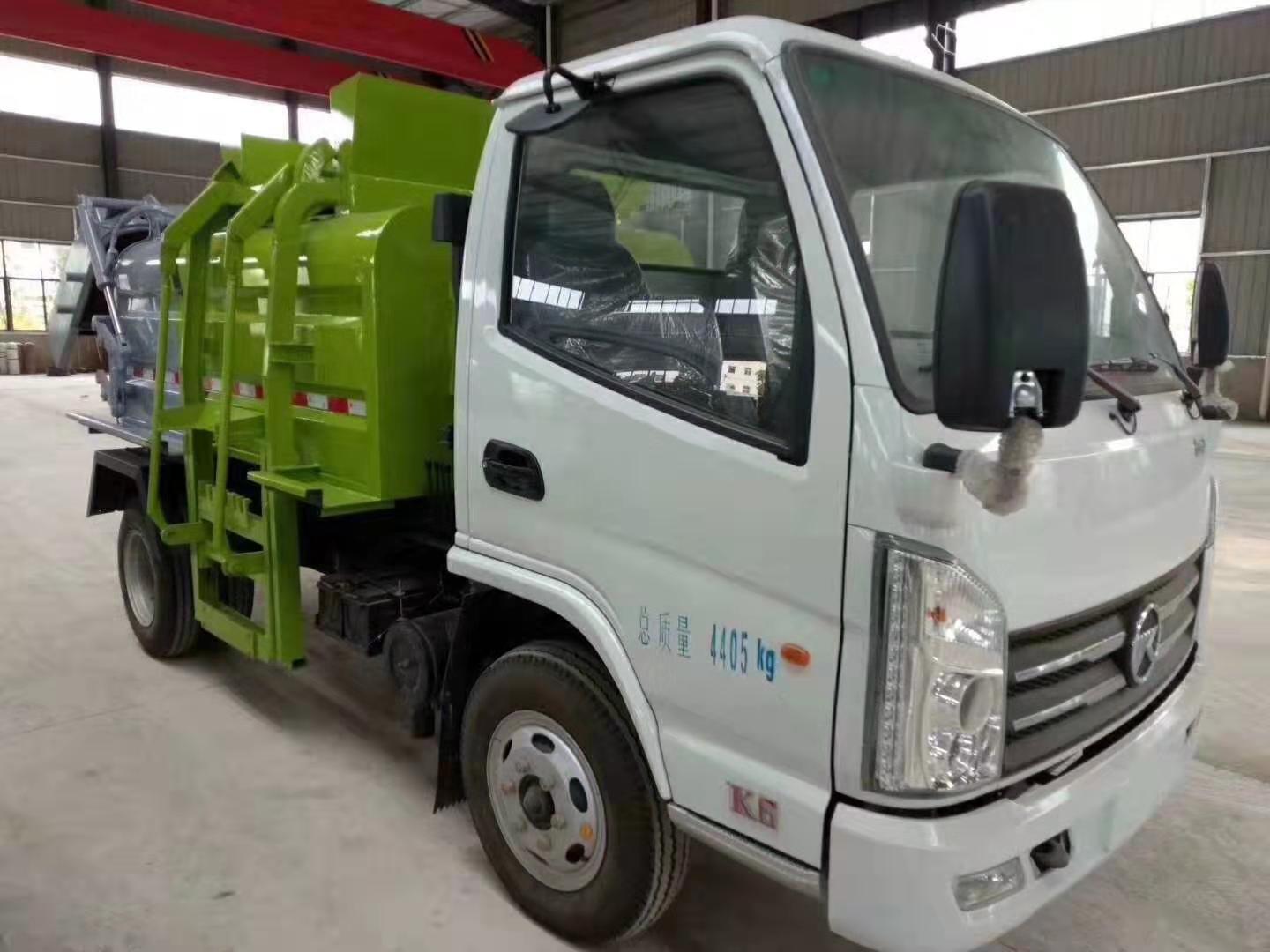 國(guó)六凱馬3方餐廚垃圾車(chē)圖片參數(shù)介紹