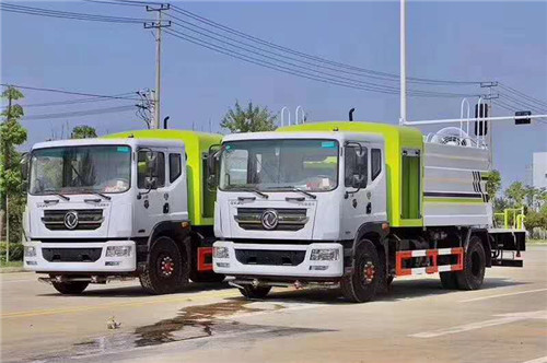  國六東風(fēng)多利卡D9多功能抑塵車可以選裝30米，40米，50米，80米霧炮