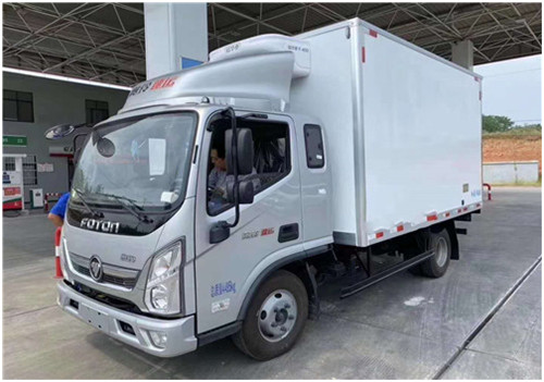 國(guó)六福田歐馬可S1、奧鈴速運(yùn)單排及排半冷藏車(chē) 