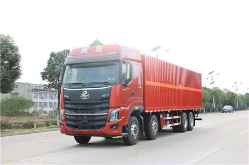 柳汽國六8×4危險品廂式車可出危險品類別  2類氣體、3類液體、7類放射性（全國獨有）、8類腐蝕性、9類雜項、另有2類倉欄式公告正在申報中