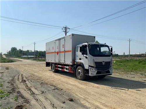 國六歐馬可S5危險品廂式車可做易燃氣體、易燃液體、腐蝕性物品、毒性和感染性物品、雜項危險物品