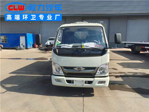 國(guó)六福田小卡2掃路車(chē)，最小國(guó)六柴油掃路車(chē)