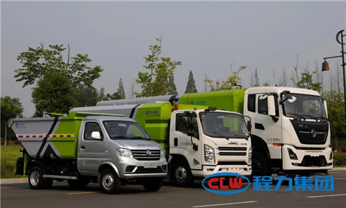 該無泄漏自卸式垃圾車，與程力掃路車、吸塵車、灑水車、抑塵車完美組合，業(yè)已成為城市環(huán)衛(wèi)保潔的標(biāo)準(zhǔn)配置。