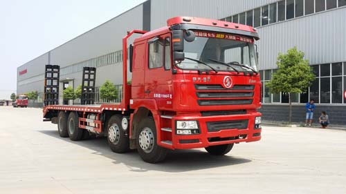 陜汽前四后八平板運(yùn)輸車(chē)